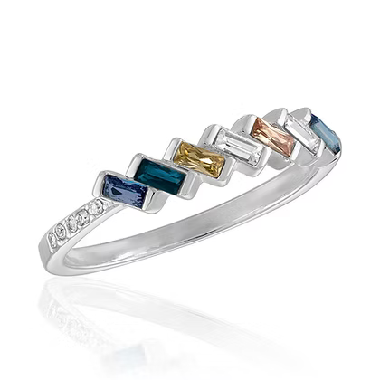 Layers Mix & Match Silver Rings- Size 9