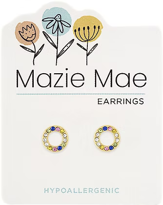Mazie Mae Hypoallergenic Gold Stud Earrings