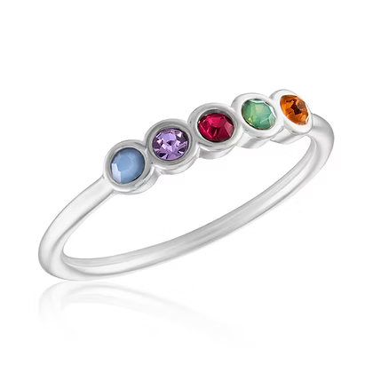 Layers Mix & Match Silver Rings- Size 9