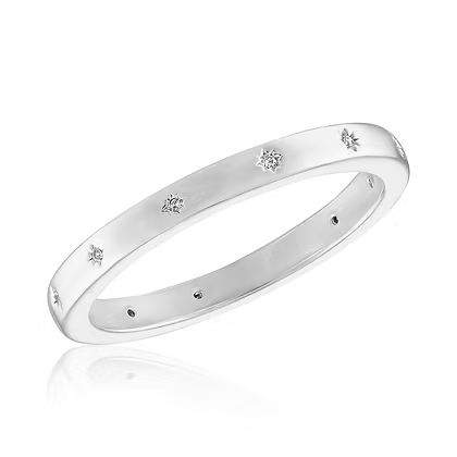 Layers Mix & Match Silver Rings- Size 7