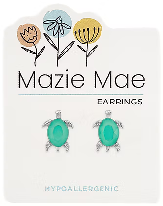 Mazie Mae Hypoallergenic Silver Stud Earrings