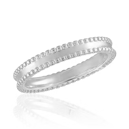 Layers Mix & Match Silver Rings- Size 7