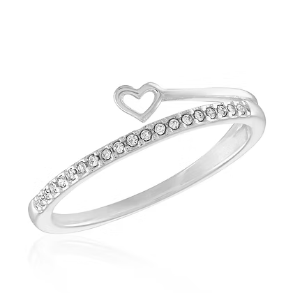 Layers Mix & Match Silver Rings- Size 7