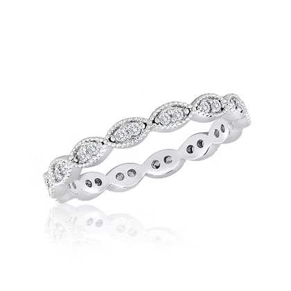 Layers Mix & Match Silver Rings- Size 7