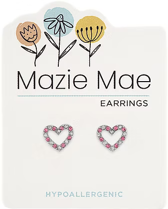 Mazie Mae Hypoallergenic Silver Stud Earrings