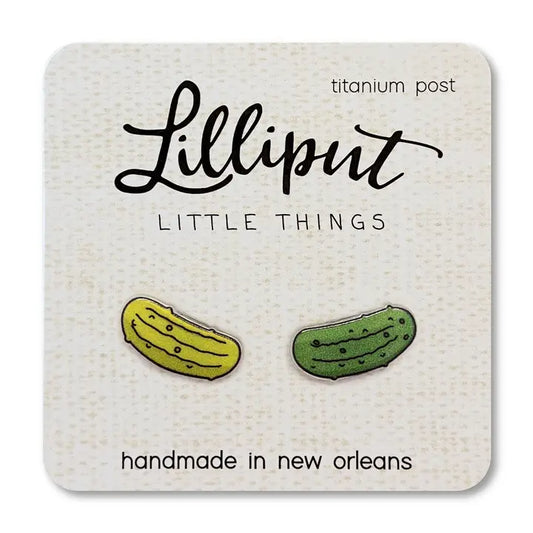 Pickle Stud Earrings