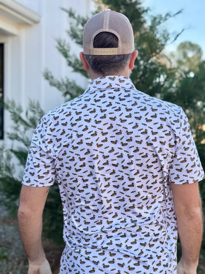 Mens Performance Duck and Call Polo