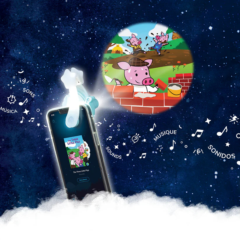 Moonlite Storytime: Projector In Case With 3 Little Pigs
