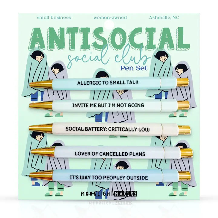 Antisocial Pen Set