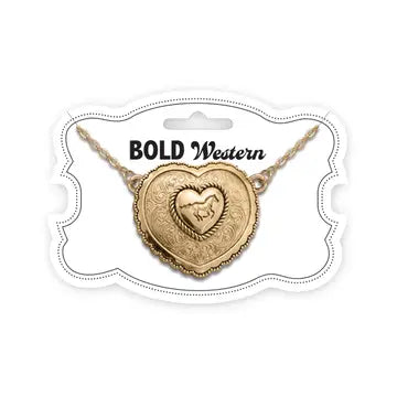 Bold Western Buckle Necklaces