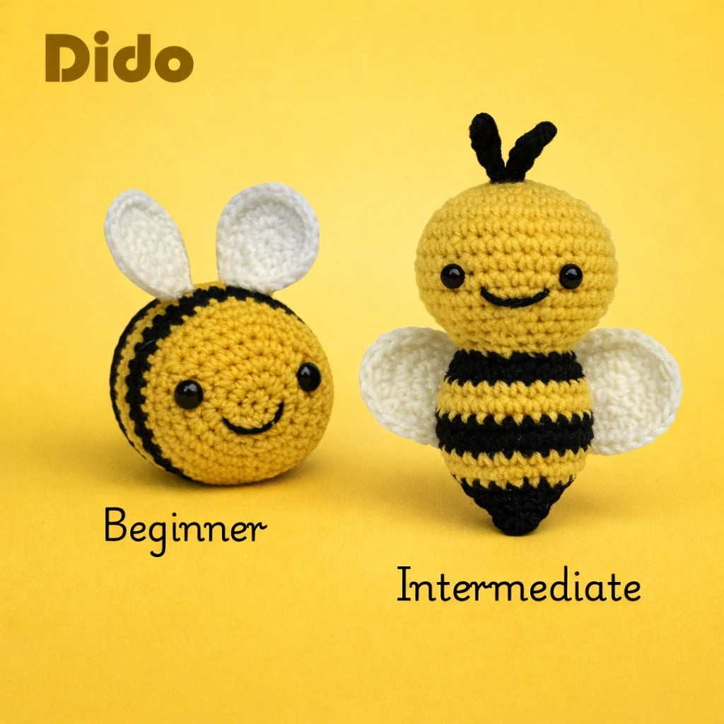 DIY This Or That Crochet Kit- Honey Bee Or Bumble Bee