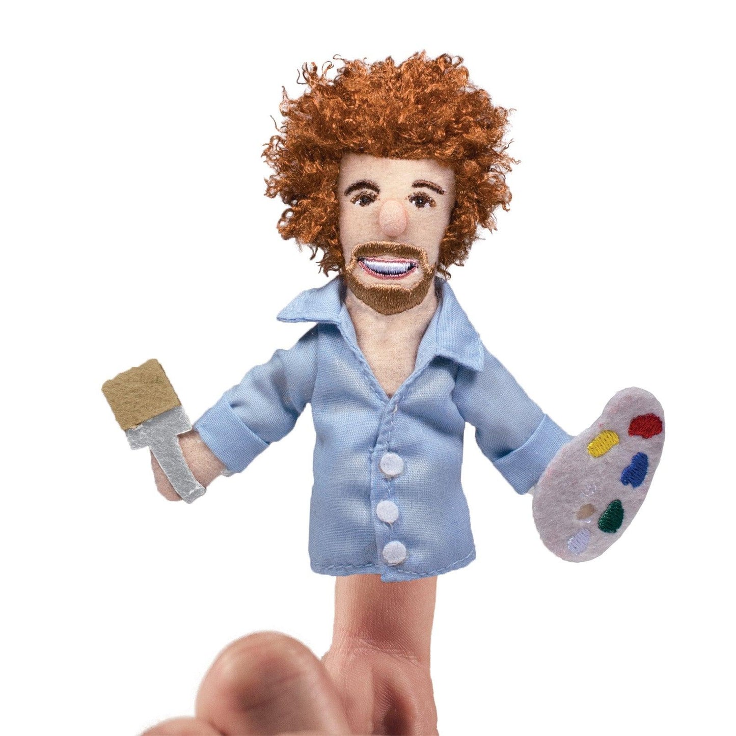 Bob Ross Magnetic Finger Puppet & Fridge Magnet