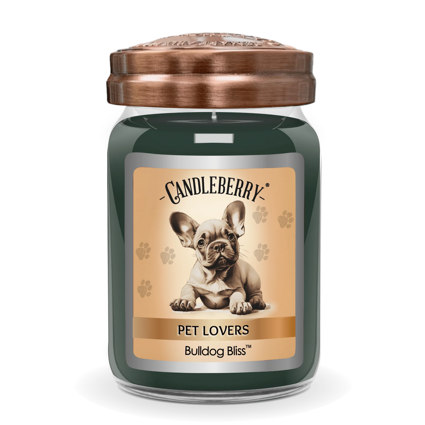 The Candleberry Company Dog Lovers Large Jar Candle