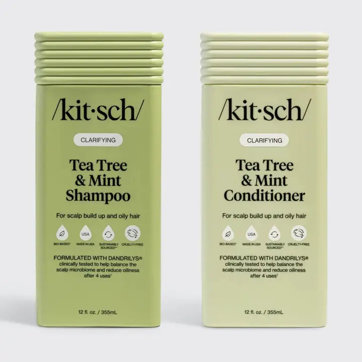 Kitsch Clarifying Tea Tree & Mint Shampoo & Conditioner