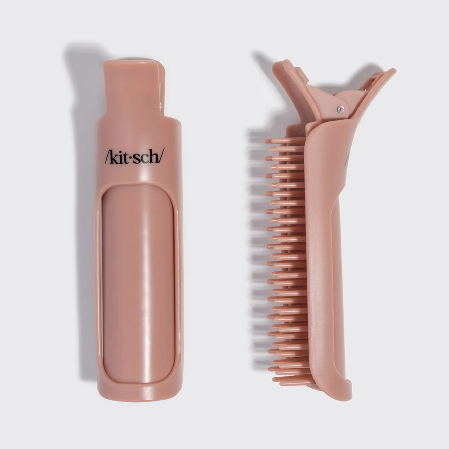 Kitsch Hair Volumizing Clip 2pc Set - Terracotta