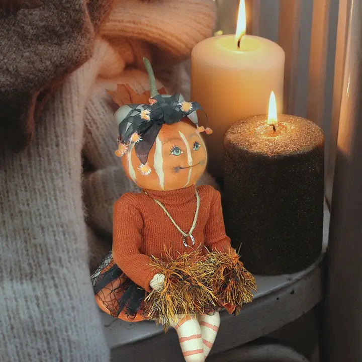 Lucille Football Gathered Traditions Art Doll