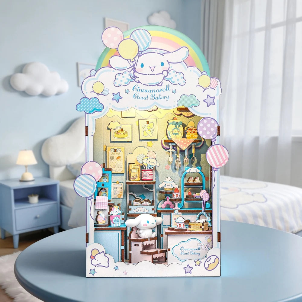 Cinnamoroll Cloud Bakery DIY Miniature Book Nook Kit