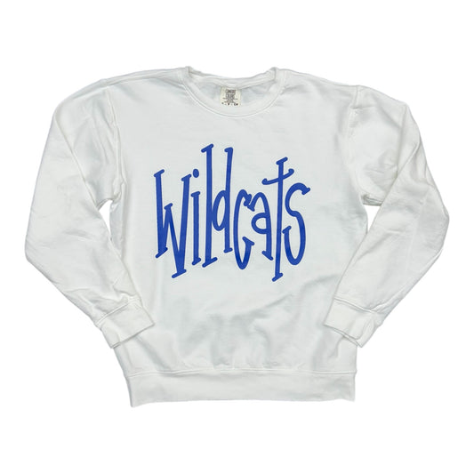 Wildcats White Crewneck Sweatshirt