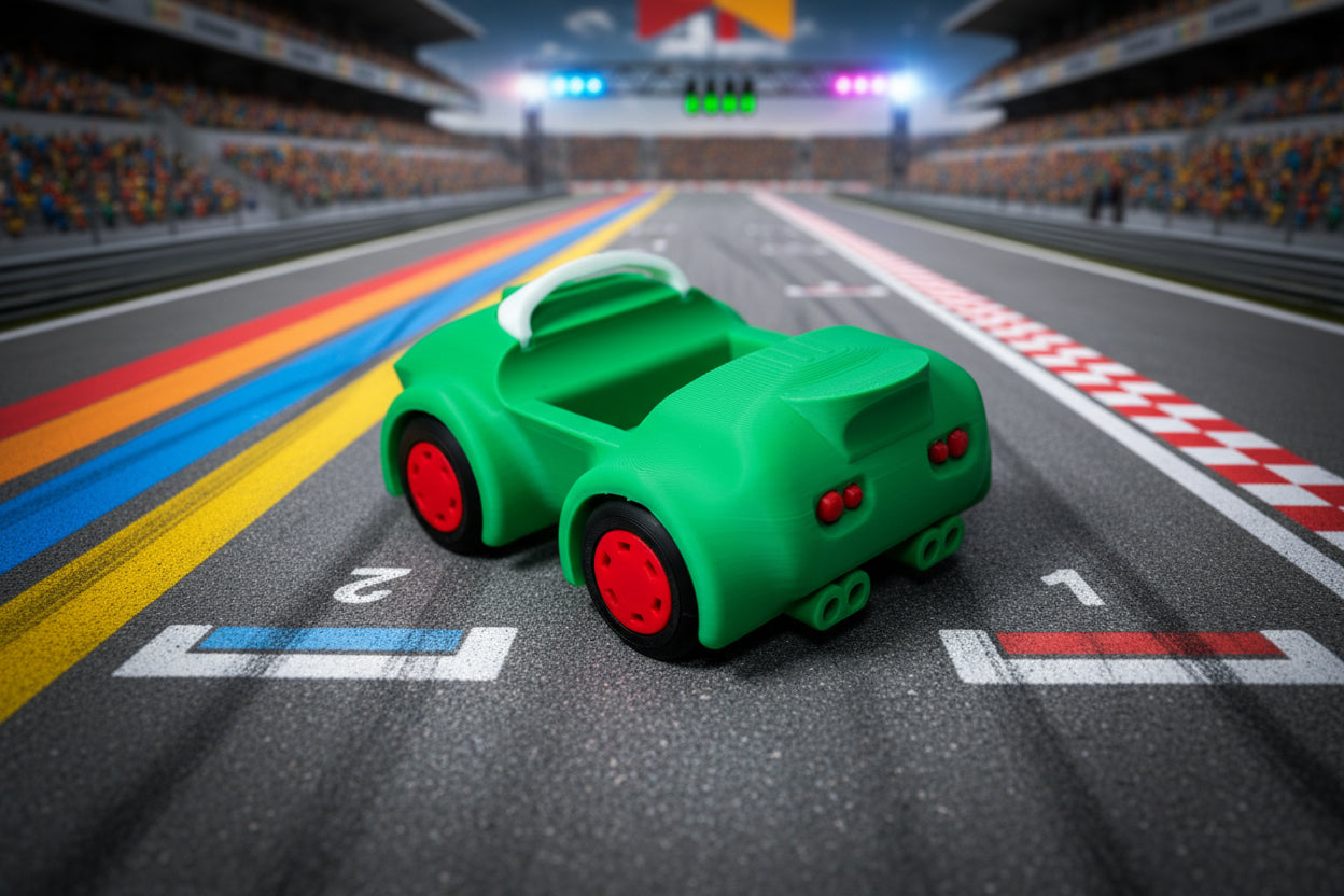 3D Printed Toy Racecar