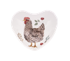 Watercolor Chicken Chime Heart