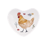Watercolor Chicken Chime Heart