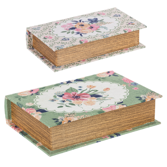 Cottagecore Floral Book Decor