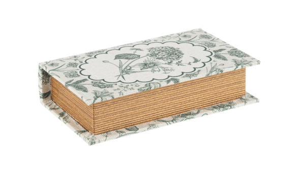 Green Botanical Book Decor