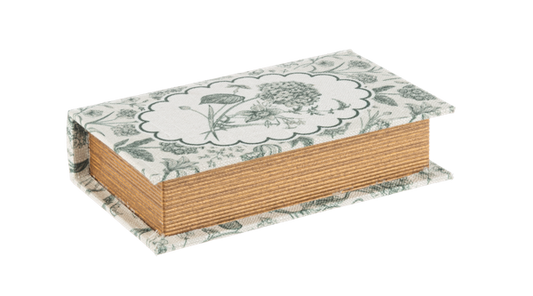 Green Botanical Book Decor