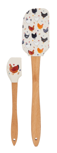 Silicone Chicken Spatulas- Set of 2