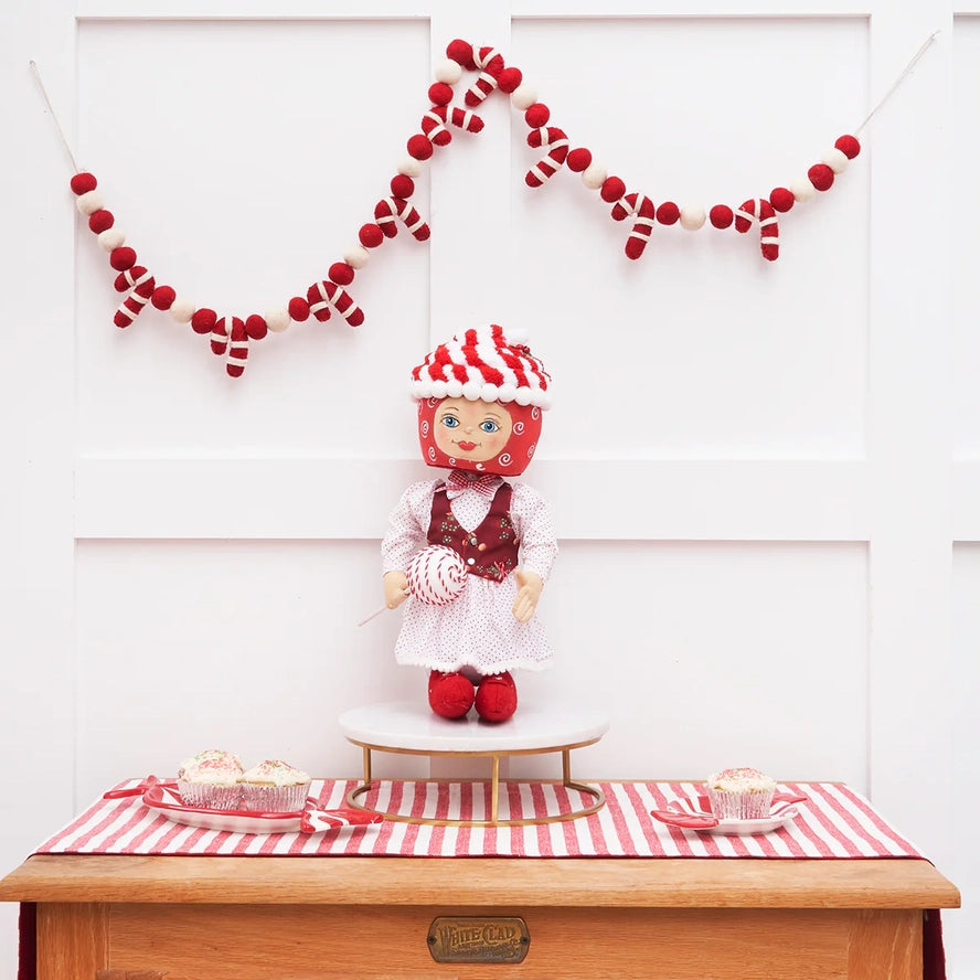Peppermint Pauline Gathered Traditions Art Doll