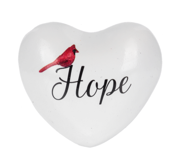 Cardinal with Text Chime Heart