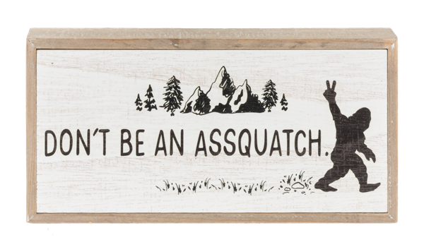 Bigfoot Humor Message Blocks