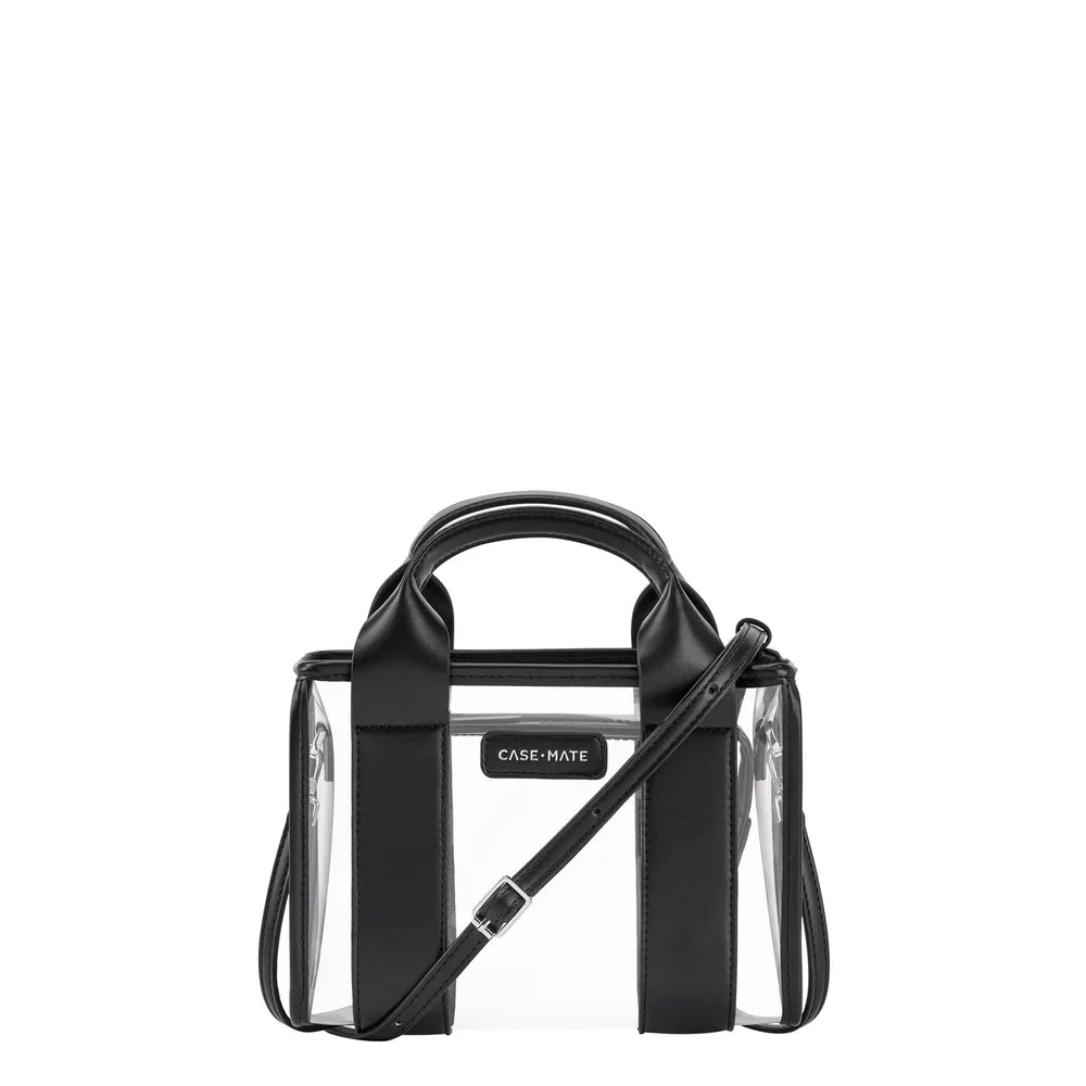 Case Mate Clear Stadium Micro Bags- Clear/Black