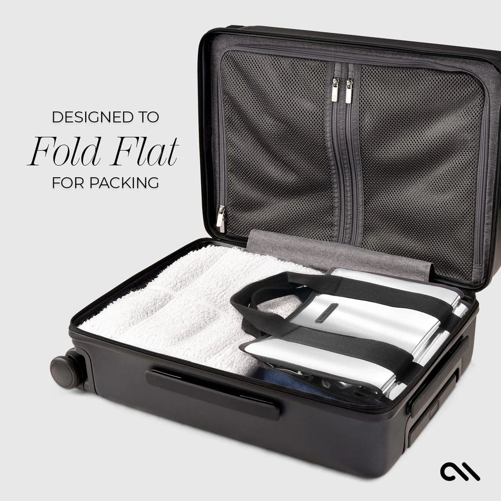 Case Mate Mini Travel Tote Bag- Silver Chrome