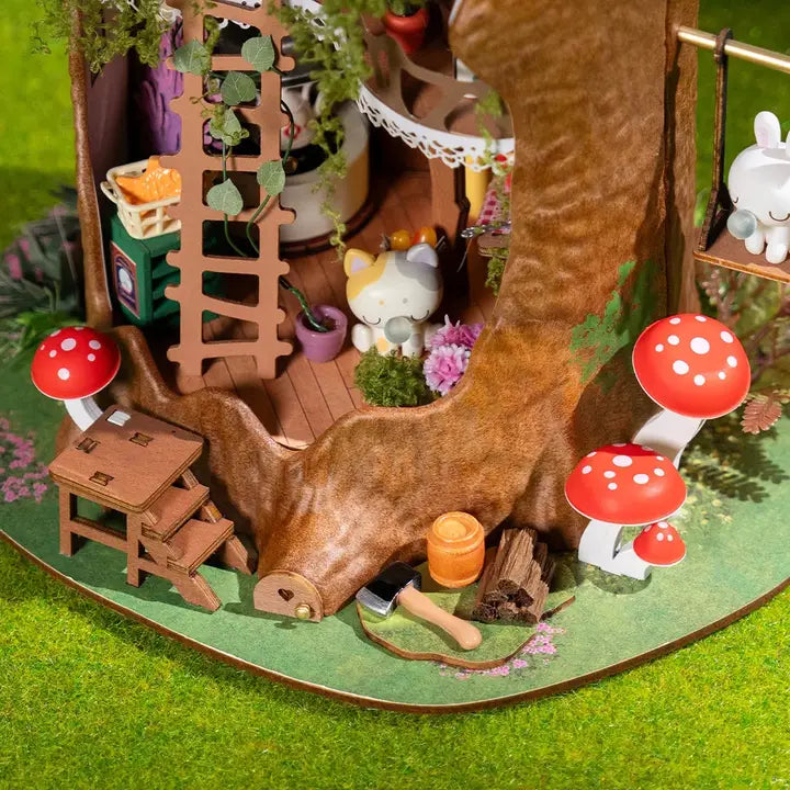DIY Miniature House Kit: Fairytale Tree House