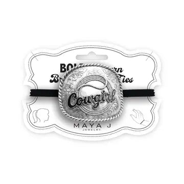 Bold Western Buckle Bracelet Hair Ties