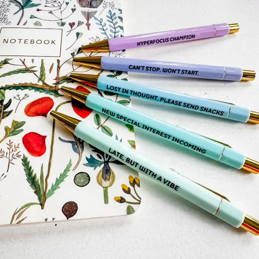 ADHD Girlie Pen Gift Set