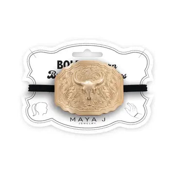 Bold Western Buckle Bracelet Hair Ties