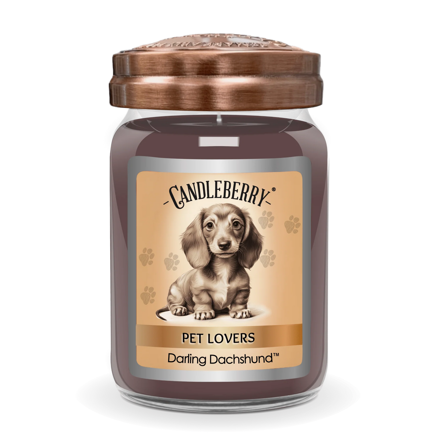 The Candleberry Company Dog Lovers Large Jar Candle