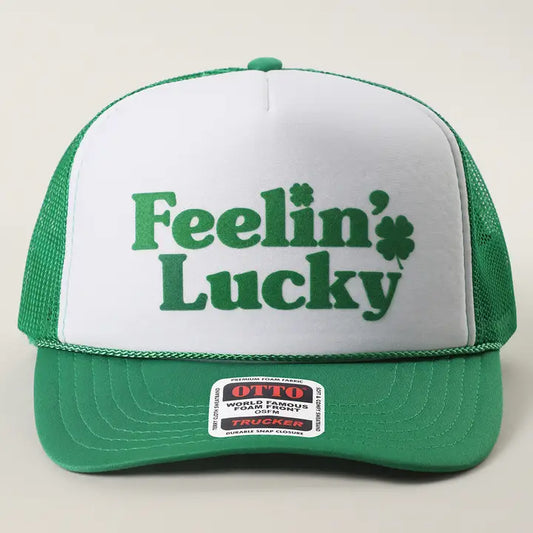 St. Patrick's Day Feelin' Lucky Foam Trucker Hat