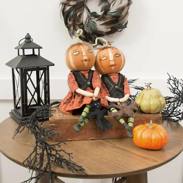 Nelly Pumpkin Gathered Traditions Art Doll