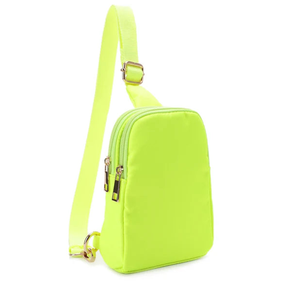 Britney Double Zipper Mini Crossbody Bag
