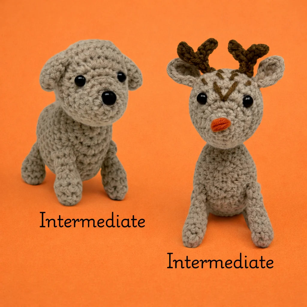 DIY This Or That Crochet Kit- Dog Or Deer