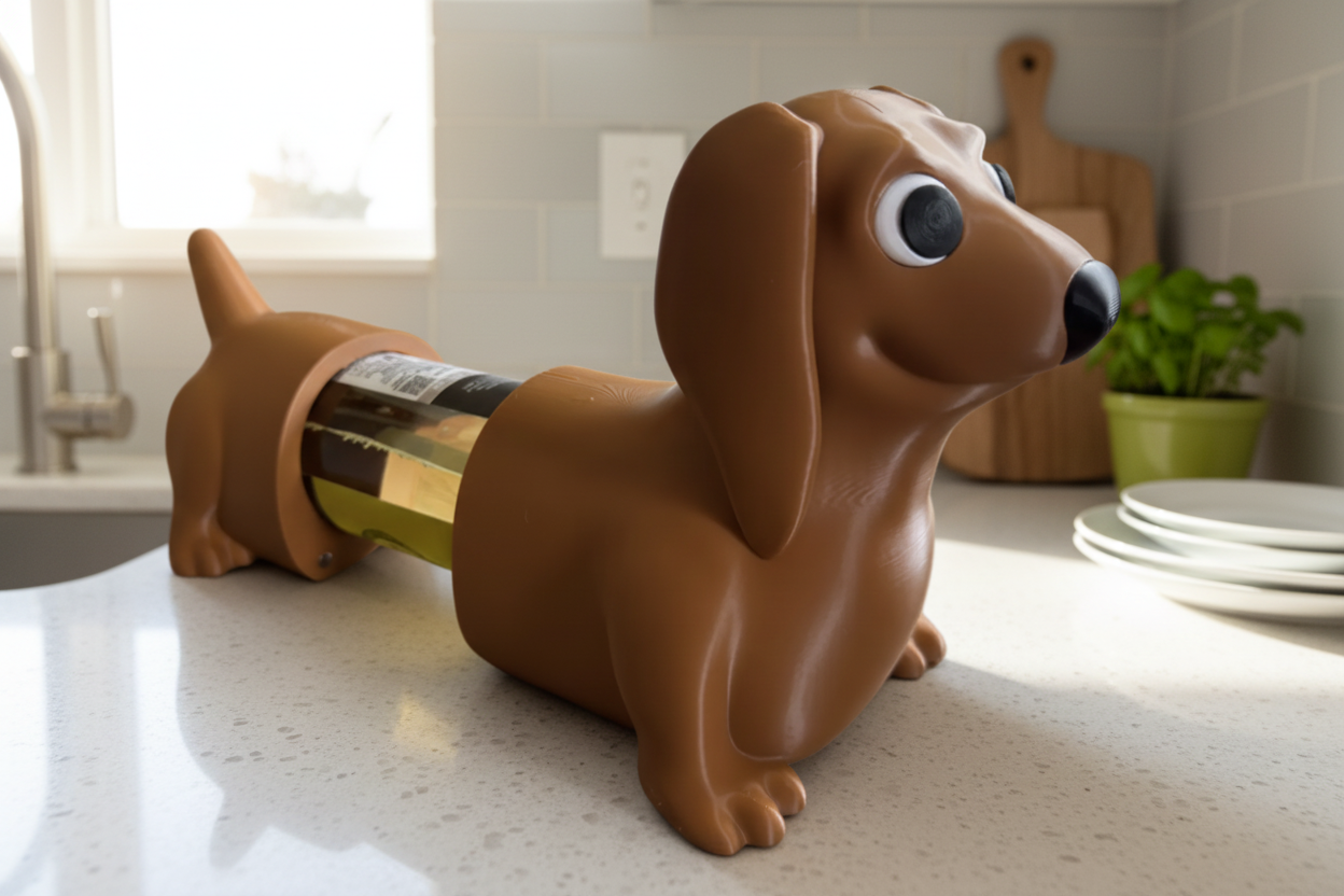 Dachshund Wine Bottle Holder – Rachelle Danielle Rose Gifts & Decor