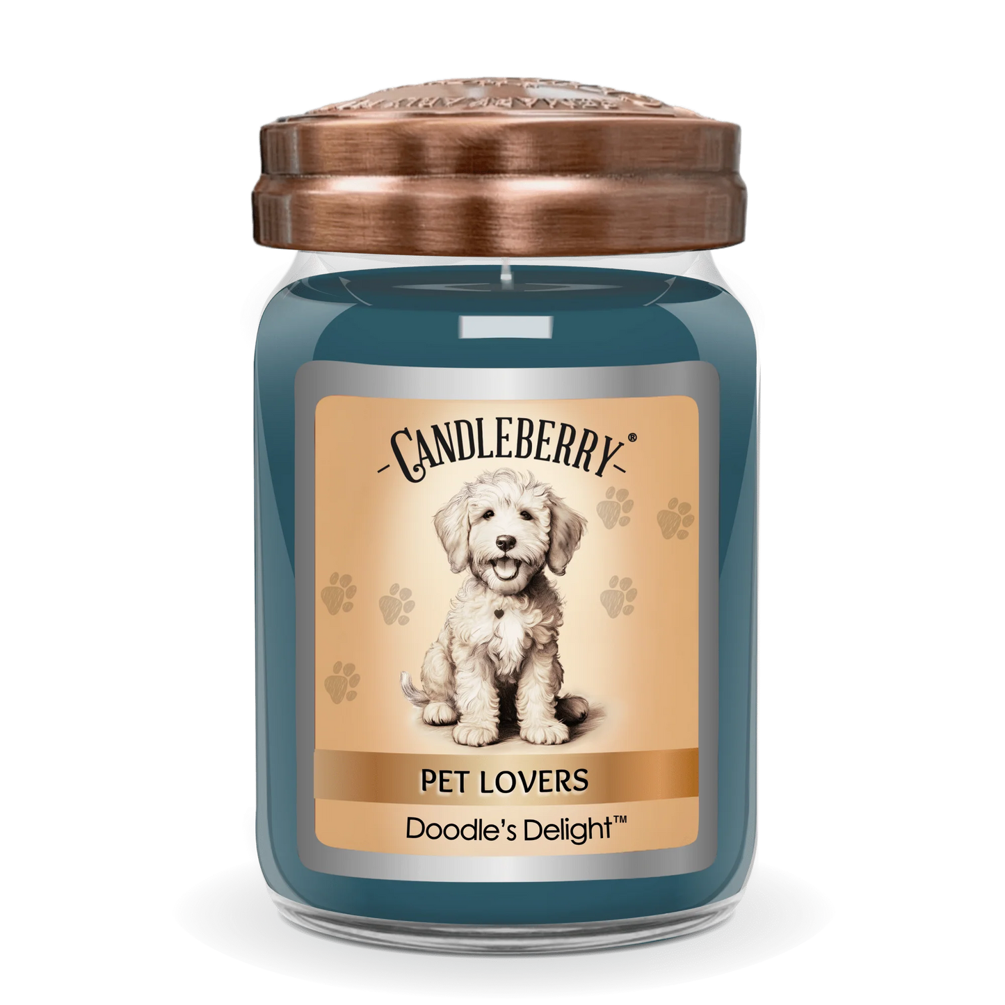 The Candleberry Company Dog Lovers Large Jar Candle