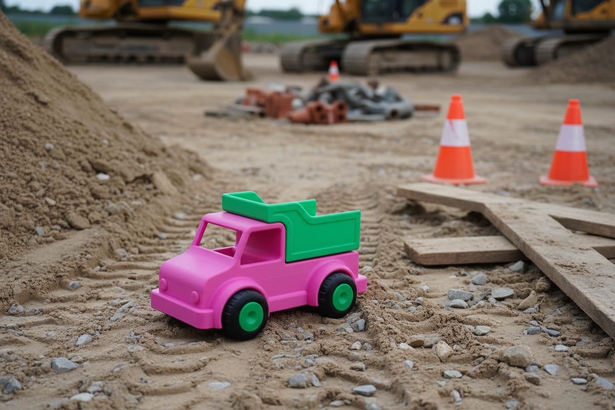 3D Printed Dump Truck with Tipping Bed