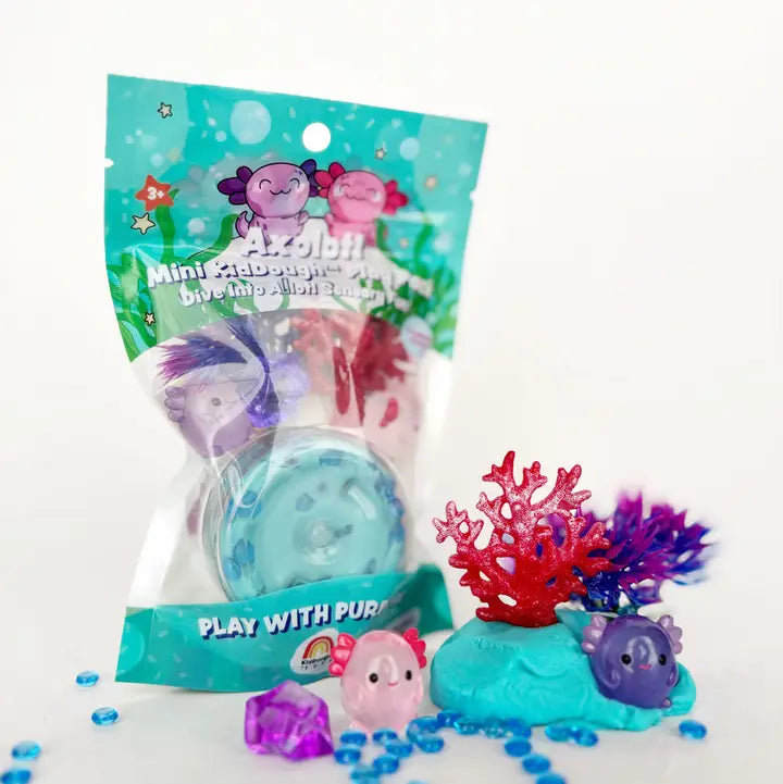 Kid Dough Axolotl Mini Play Pack