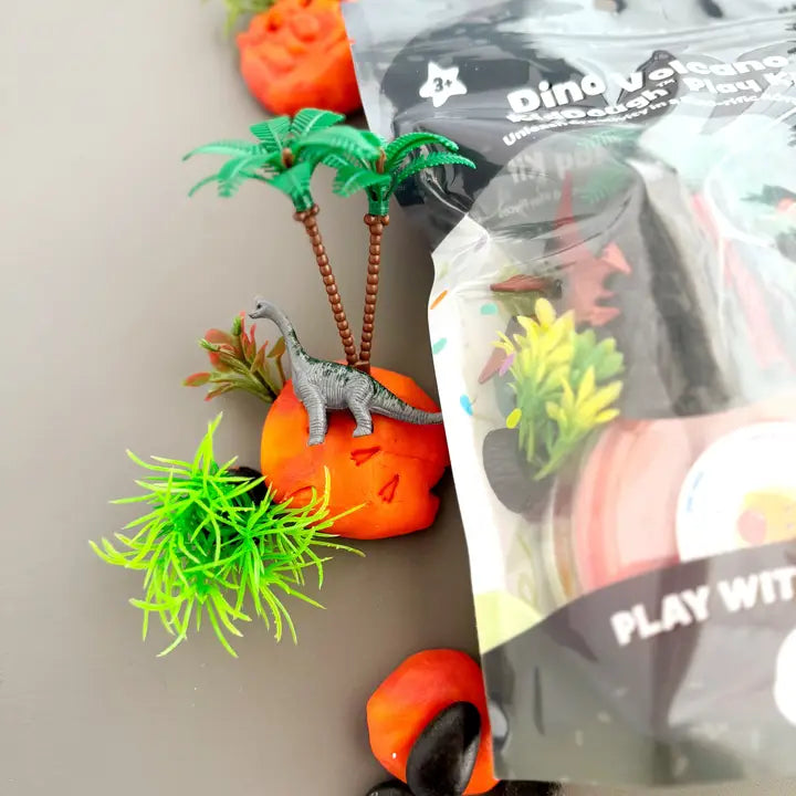 Dino Volcano Kiddough Play Kit