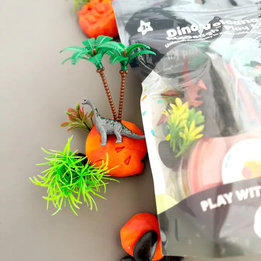 Dino Volcano Kiddough Play Kit