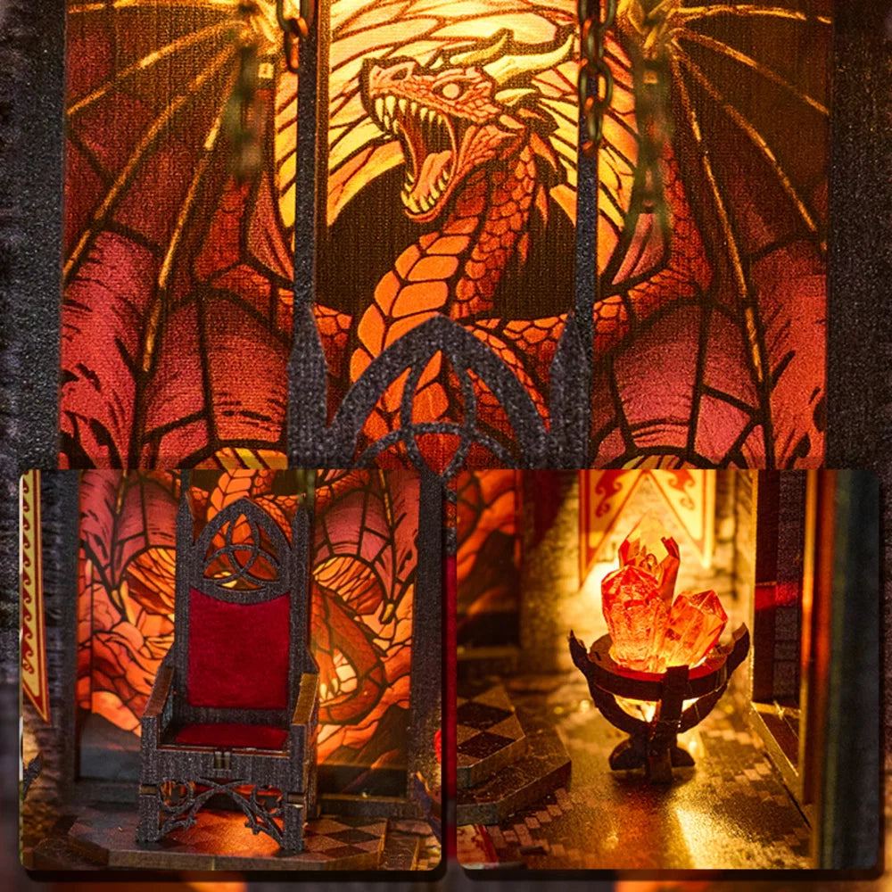 Ember Throne DIY Miniature Book Nook Kit